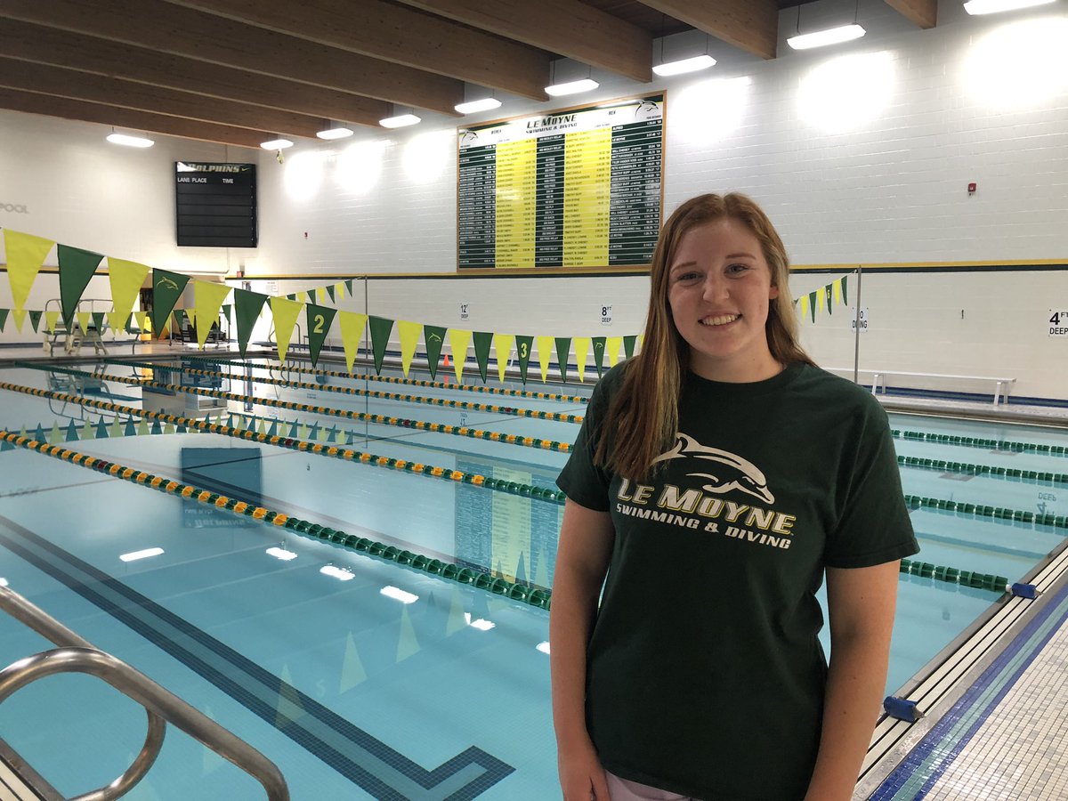 isilaika's tweet photo. So excited to announce that I’ll be continuing my academic and athletic career at Le Moyne College! Can’t wait to be a dolphin with my sisters💚🐬 @ShenAthletics @ShenSwimDive @LeMoyneSWIMDIVE https://t.co/68gaQJi8rM