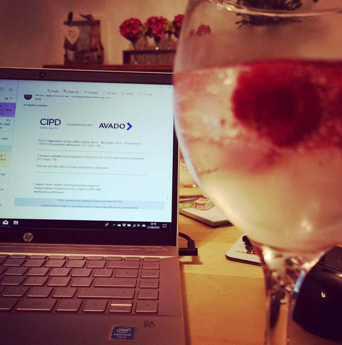 RallyChick79's tweet photo. 2nd-to-last assignment submitted tonight, time for a very large G&T now.... ๐ #cipdlevel3HR #7Down1ToGo #relieved #personaldevelopment #AlwaysLearning #Cumbria #cumbriacipd https://t.co/2NYb19Aayi