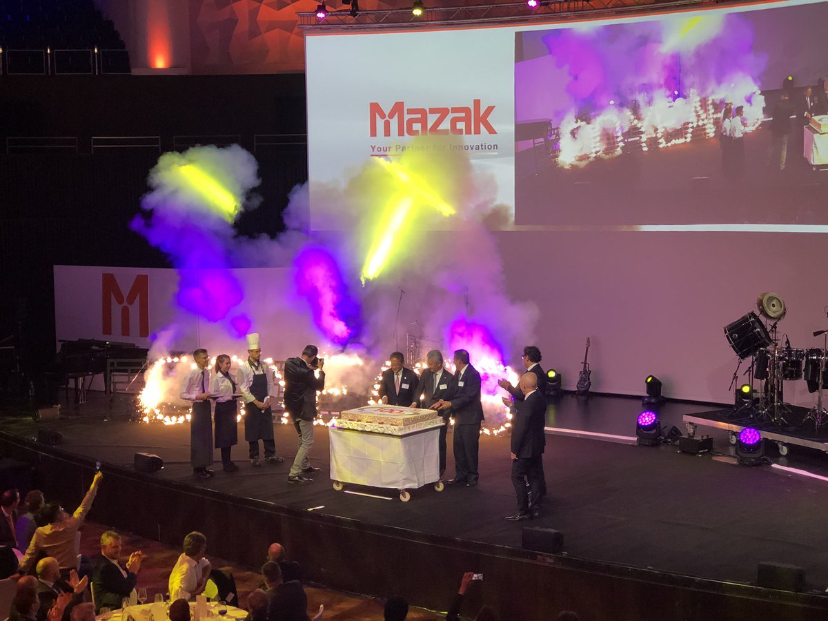 summit_engineer's tweet image. Thank you @MazakEurope amazing 100 th Birthday dinner post @EMO_HANOVER I even ordered a new 5 axis machine using the back of the menu 🙈 and paid €50 deposit 😂old school 👍 Happy Birthday Mazak family 
#EMO2019