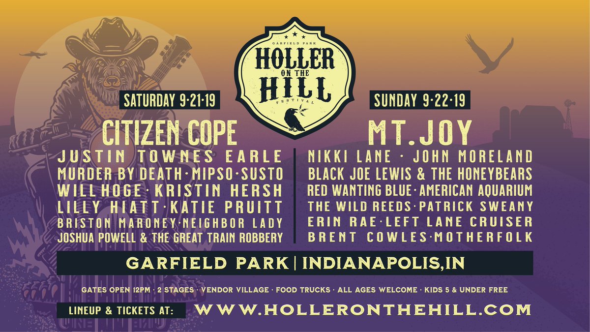 Tomorrow we rock The Holler on the Hill Fest in Garfield Park, Indianapolis, Indiana! Killer lineups all weekend! We play Sunday at 6:30 on the Hilltop Stage. Get on down!

#leftlanecruiser #dirtyheavyblues #alivenaturalsoundrecords #holleronthehill2019