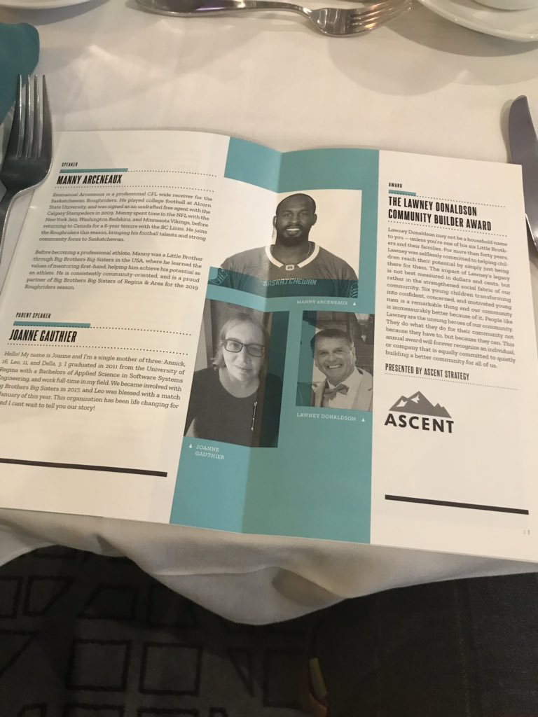 I’m Looking Forward to Speaking This Evening at the <a href="/BBBSRegina/">BBBS Regina & Area</a> 31st Annual Business Dinner!