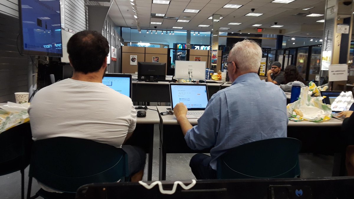 CodeForTampaBay's tweet image. An outcome of today's #NDCH event is a laundry list of projects to keep us doing #workthatmatters well into the near future, so we'll be meeting to Brunch 'n' Code most Saturdays from 11am to 2pm at @AMROCFabLab - meetup.com/Code-for-Tampa…