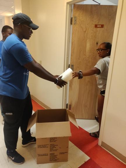 BKSigmas1948's tweet photo. Today, brothers of the Beta Kappa chapter marked the 2019 International Sigma Day of Service by collecting food, clothing, and toiletries for those recently affected by Hurricane Dorian in The Bahamas. #SIGMADAYOFSERVICE #BROTHERHOODOCM #PBSSERVICE #MIGHTYSOUTHERNREGION https://t.co/GVpaC5UF9v