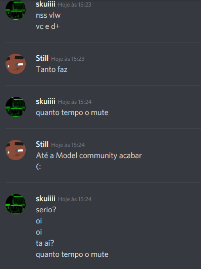 CanalKillua's tweet photo. @Stillzin quando vc me desbaniu ate agradeci mais dps vixi decepciono https://t.co/MRknm4xEqc