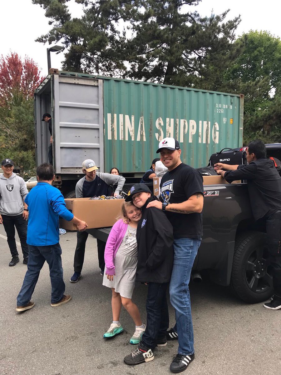 WestVanHockey's tweet photo. Proudly supporting @nateleslielgs #projectmongolia with equipment donated by our members today https://t.co/M5D3MJgFIK