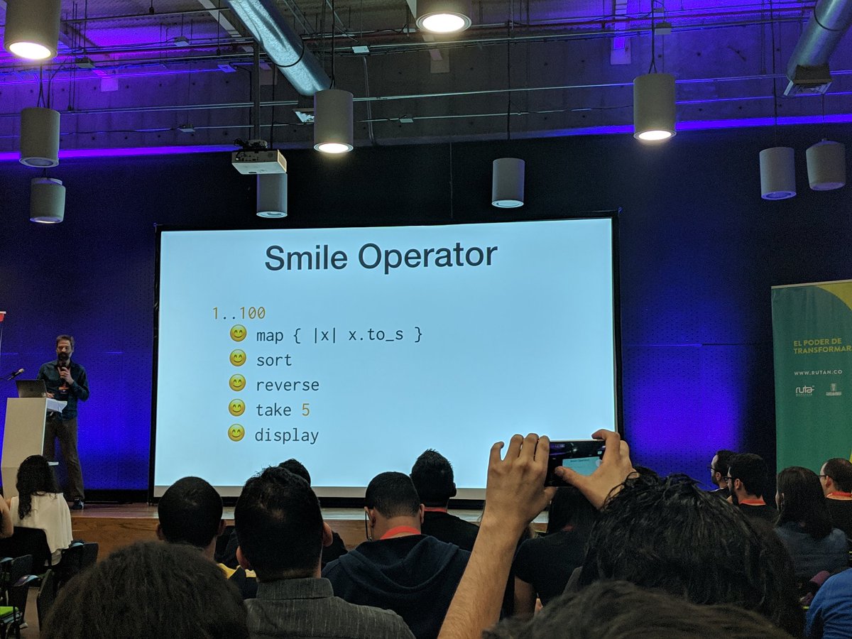 dev_not_found's tweet image. What a great and funny talk! 

@RubyConfCo @tenderlove