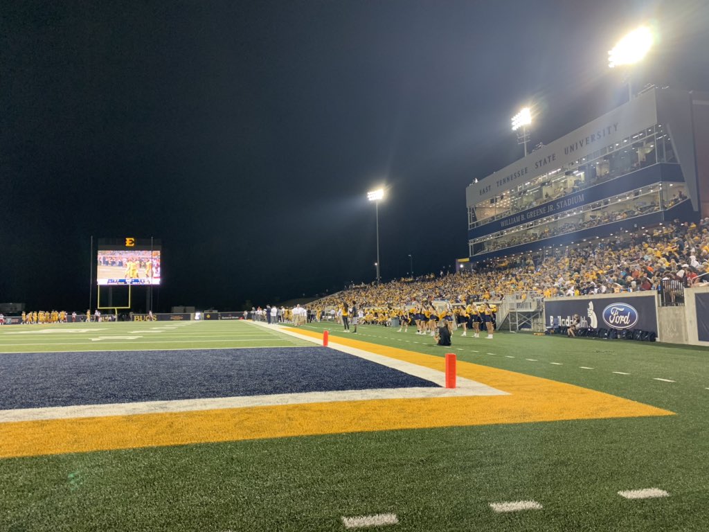 Finishing the day with the amazing ETSU Cheer and Dance teams. #gobucs