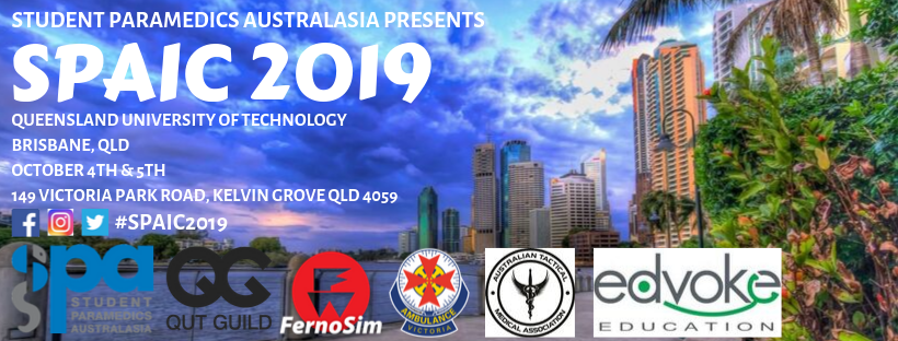 There is an incredible student #paramedics conference in Brisbane next month. If you are a student paramedic in Australia you would be crazy to miss this. $85 for 3 days is the best bang for your buck conference you'll ever find. teamaustraliaems.com/spaic2019