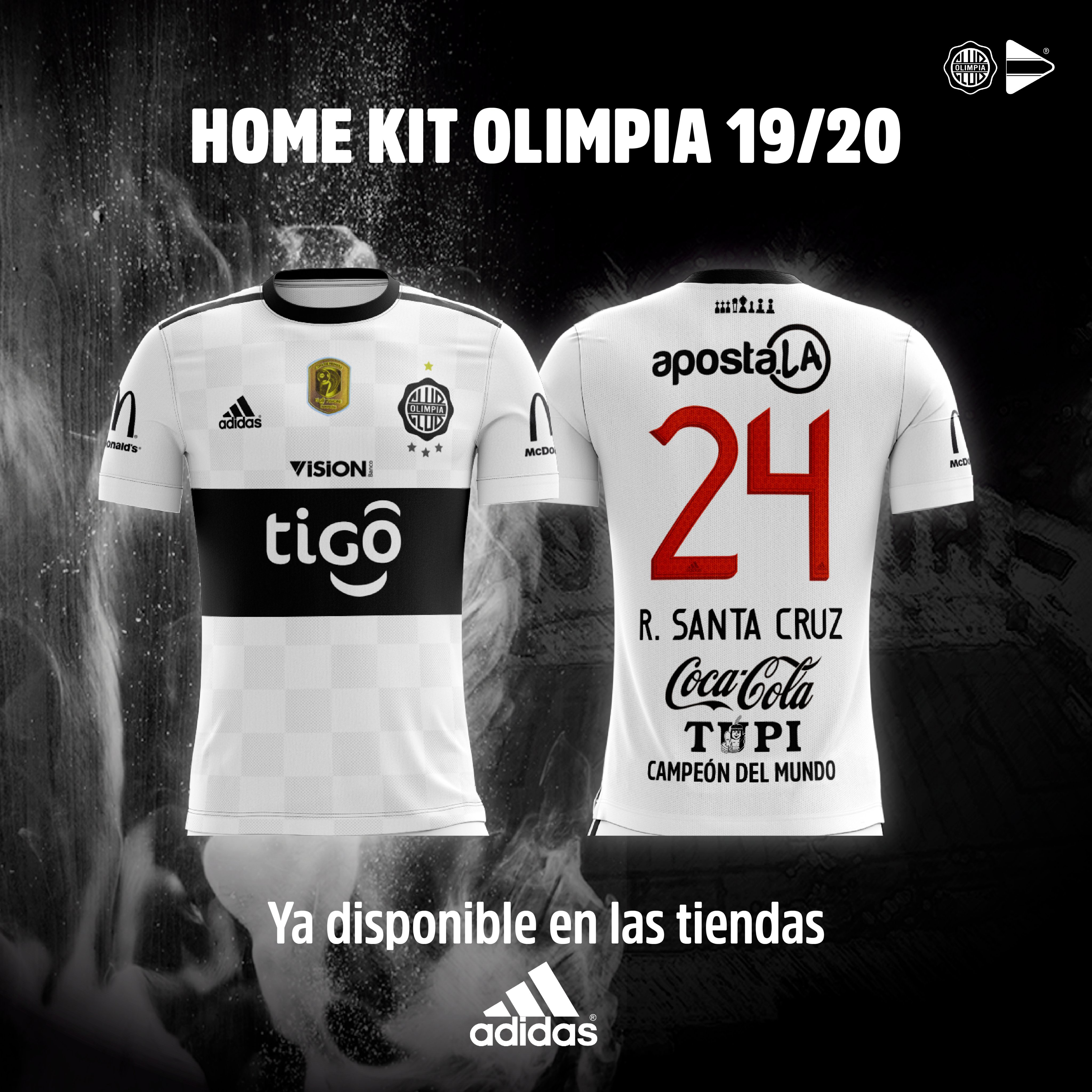 Olimpia Media on X DISPONIBLE EN TIENDAS La nueva camiseta de elClubOlimpia ya esta disponible en las tiendas de Adidas en todo el pais. El costo de la misma es