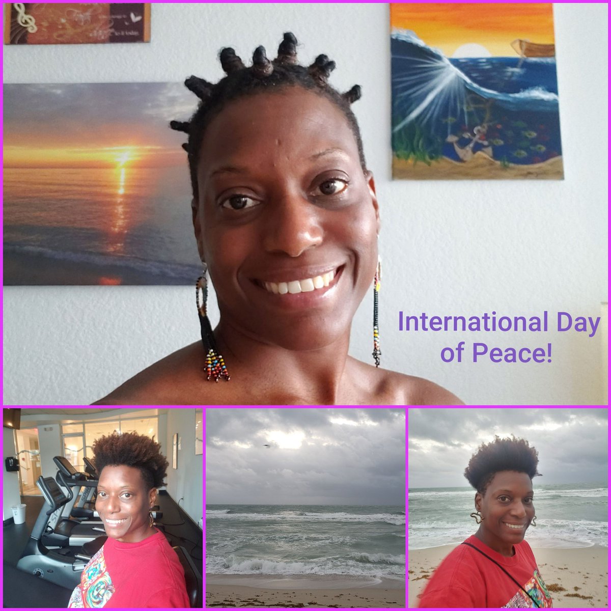 DrDouglene's tweet photo. On this International Day of Peace, I choose to create peace within and practice self-care! #healthyself #greatwithgraves #trackthestorm #OT365 #next90mindset #beachprivilege #internationaldayofpeace2019 https://t.co/Vbj3HnPsed