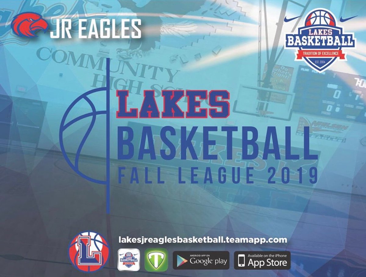 LakesJrEagles's tweet photo. Lakes π Fall League this week will be Tuesday, 9/24 @ 7:00pm. No Fall League on Wednesday (9/25). @LCHS_hoops π΅π΄π¦
π #norestnorust #lakeseagles #lakesnation #thelakeseffect #lakesbasketball #nikebasketball #hoops #herecomeslakes #beaneagle #lakevilla #lindenhurstillinois https://t.co/MTglAAD6qV