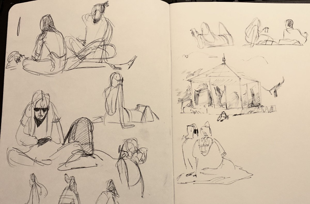 Fun days out drawing with friends! ? 