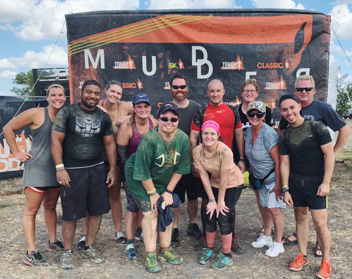 DanielSolizj's tweet image. @AllenSTEAM and @Allen_CTE leadership and staff doing some team building this beautiful Saturday ☀️ with a mud-run! @ToughMudder 😎