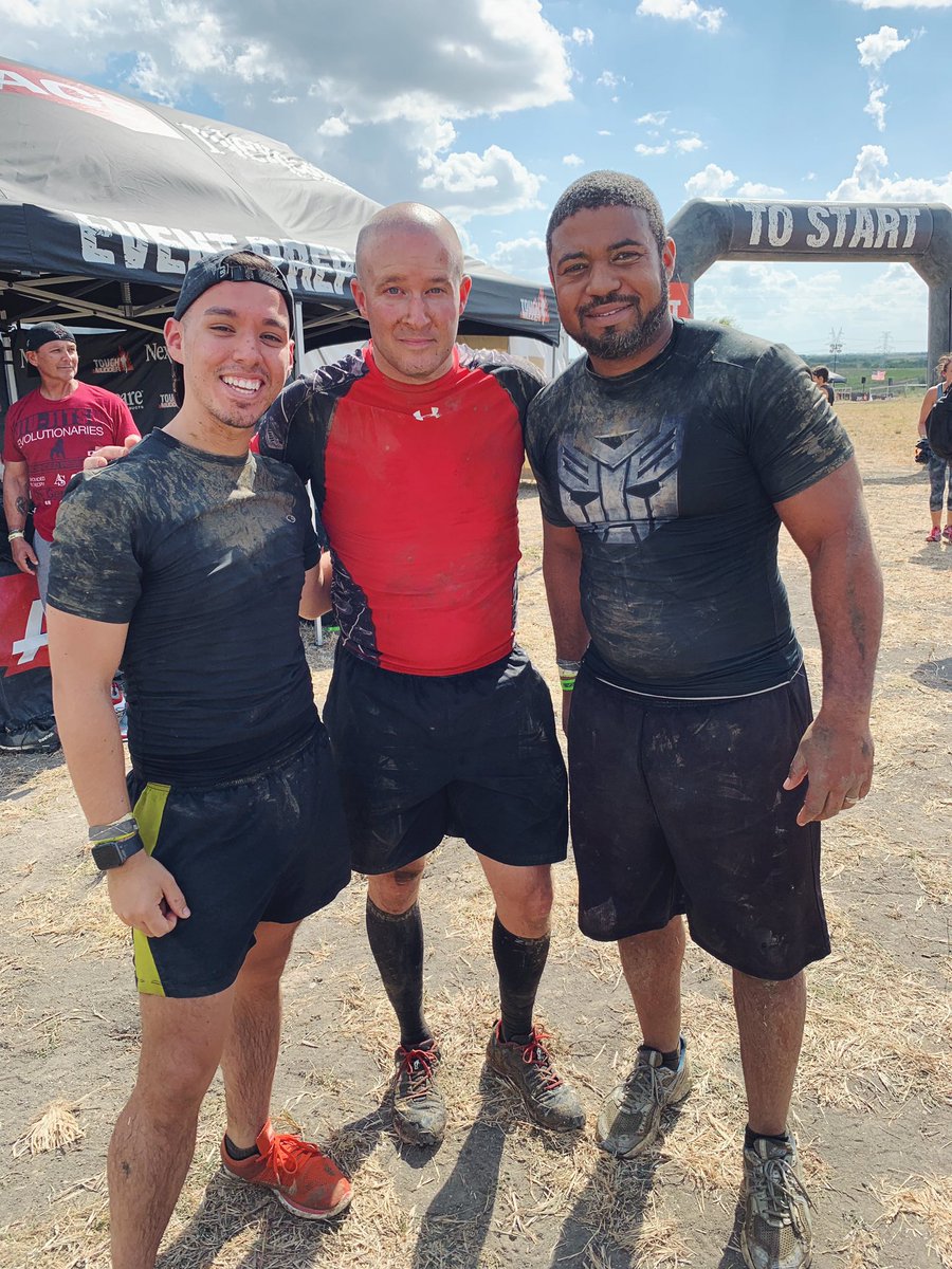 DanielSolizj's tweet image. @AllenSTEAM and @Allen_CTE leadership and staff doing some team building this beautiful Saturday ☀️ with a mud-run! @ToughMudder 😎