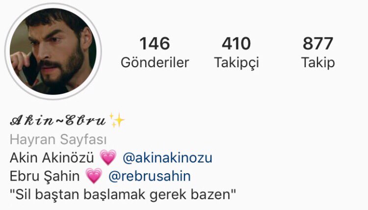 Instagram'dan beni takip edin geri takip var 💞 #hercai