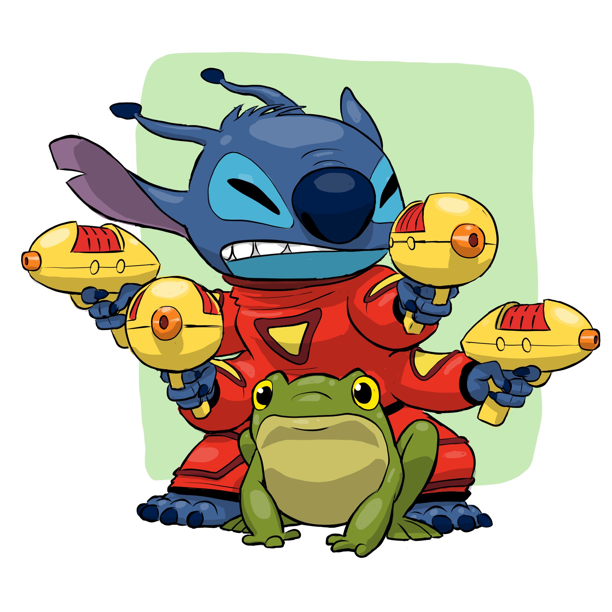 X 上的 Tony Helms：「@adobedrawing #adobefresco also for this week's  @jimbobdrawingshow #fierceguarddog #jimbobdrawingshow  #adobedrawing_coloringbook #adobedrawing #tcCcSep152019  #tcCharacterChallenge #liloandstitch #stitch #scifi #alien #frog #cute