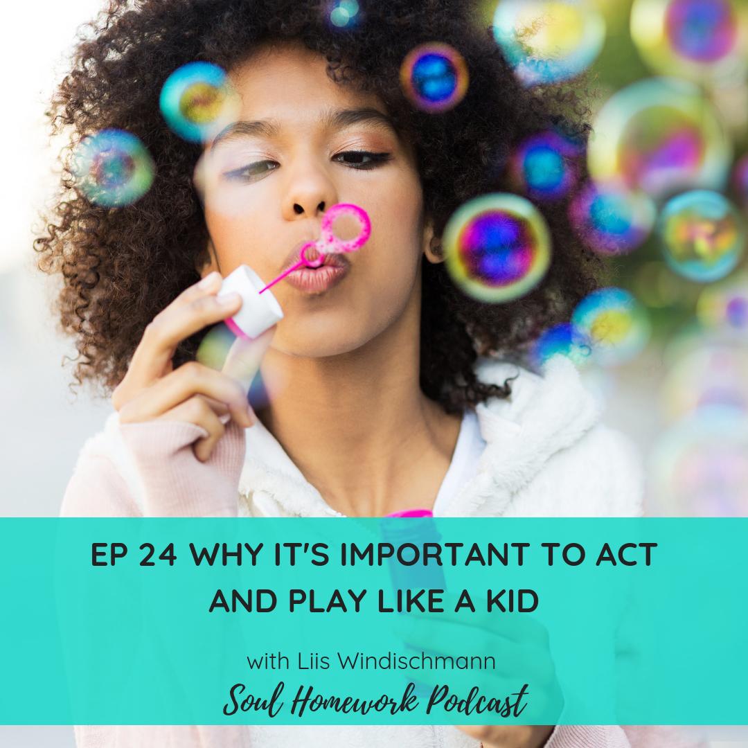 SoulHomework's tweet image. It is important for adults to remember how to play, how to act like kids! The latest #SoulHomework podcast delves into why we need to bring on the happy. #Mindfulness  liisonlife.com/podcast/ep-24-…