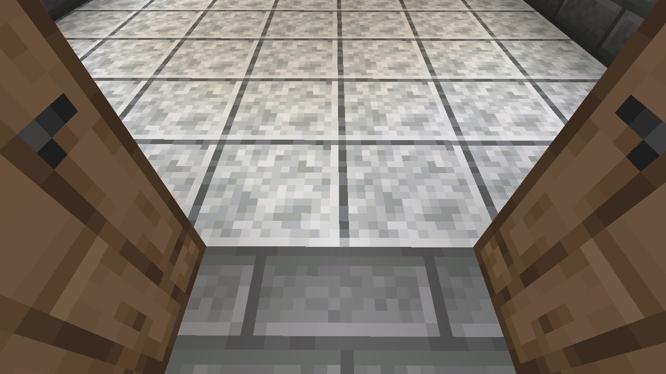 かんぴぃ アルファベットハウスシリーズ B 石レンガ造りで 床は大理石と高級感のある家です 家の中にはなんと エレベーターが設置されています 二階には もちろん作業 収納スペースを確保しております ｂ マインクラフト マイクラpe