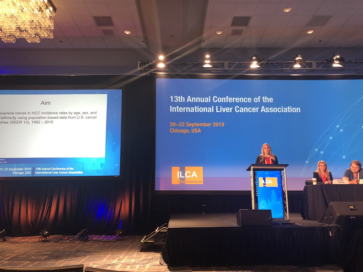 @nicole_rich8 gave a fantastic talk at #ILCA_19 on HCC trends in the US. @ILCAnews @docamitgs @UTSWNews