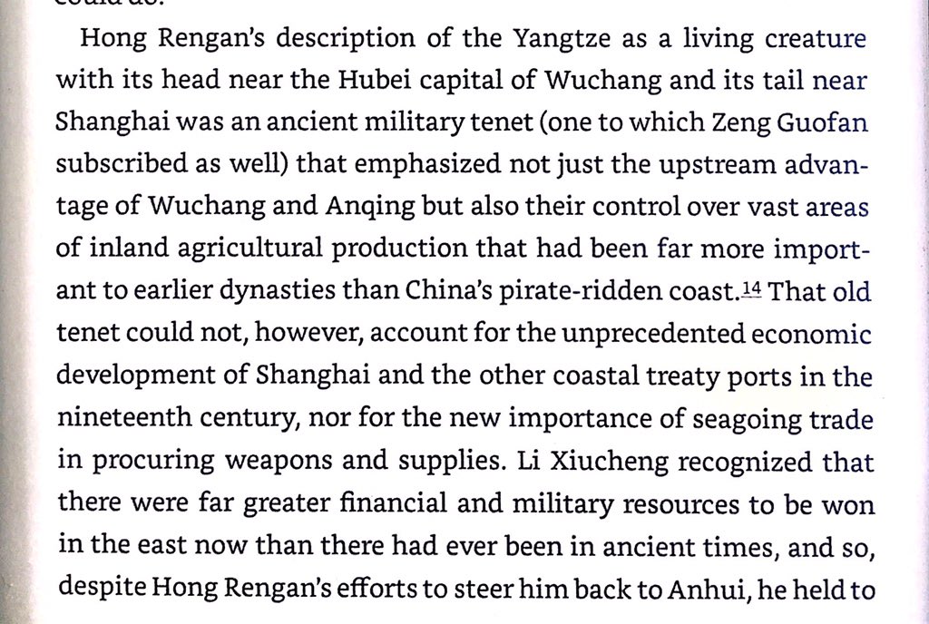 Piracy had made the interior more important than the coast in the past, but growth of foreign trade and technology had made the coastal areas more valuable by mid 19th century