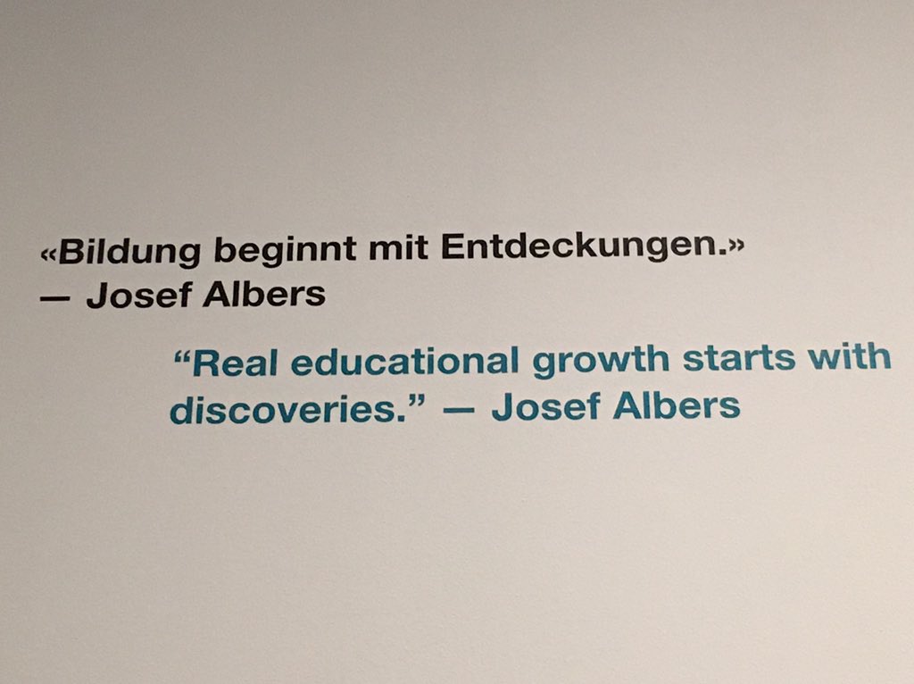 MSU_Architect's tweet image. Visited the Berlinische Galerie this morning where a celebration of the Bauhaus movement’s 100th birthday was on display. Great exhibit with well over 100 original drawings and products from the school.  Here’s one of the best quotes from the exhibit. Happy Birthday Bauhaus!