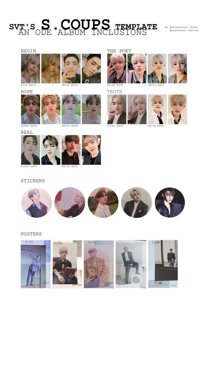 finally got the member wishlists for an ode finished! all other members are on my google drive at  http://bit.ly/oncevernon  !!! happy collecting!!!