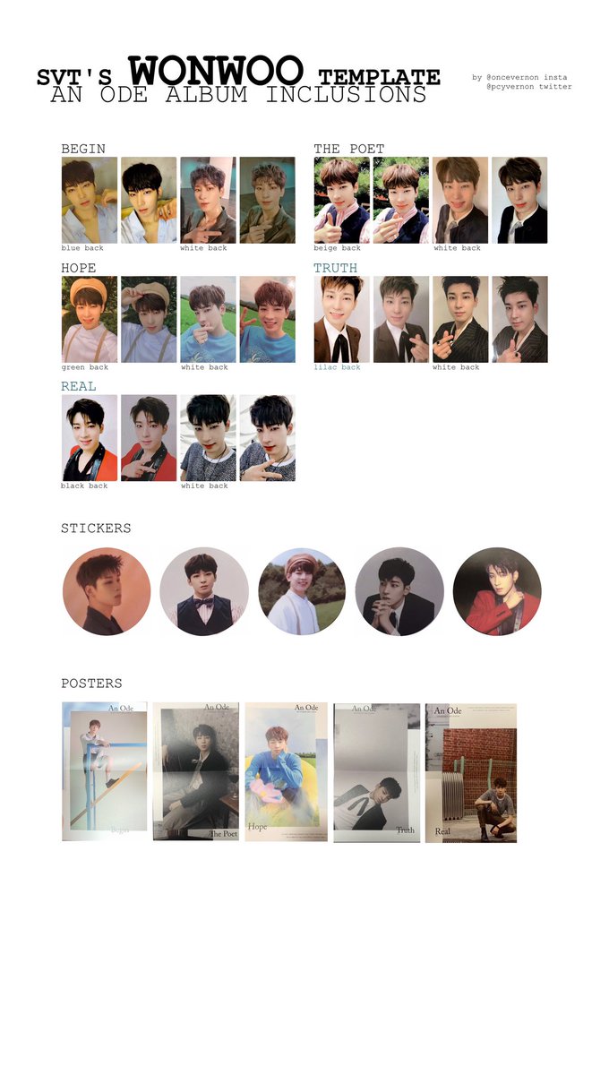 finally got the member wishlists for an ode finished! all other members are on my google drive at  http://bit.ly/oncevernon  !!! happy collecting!!!