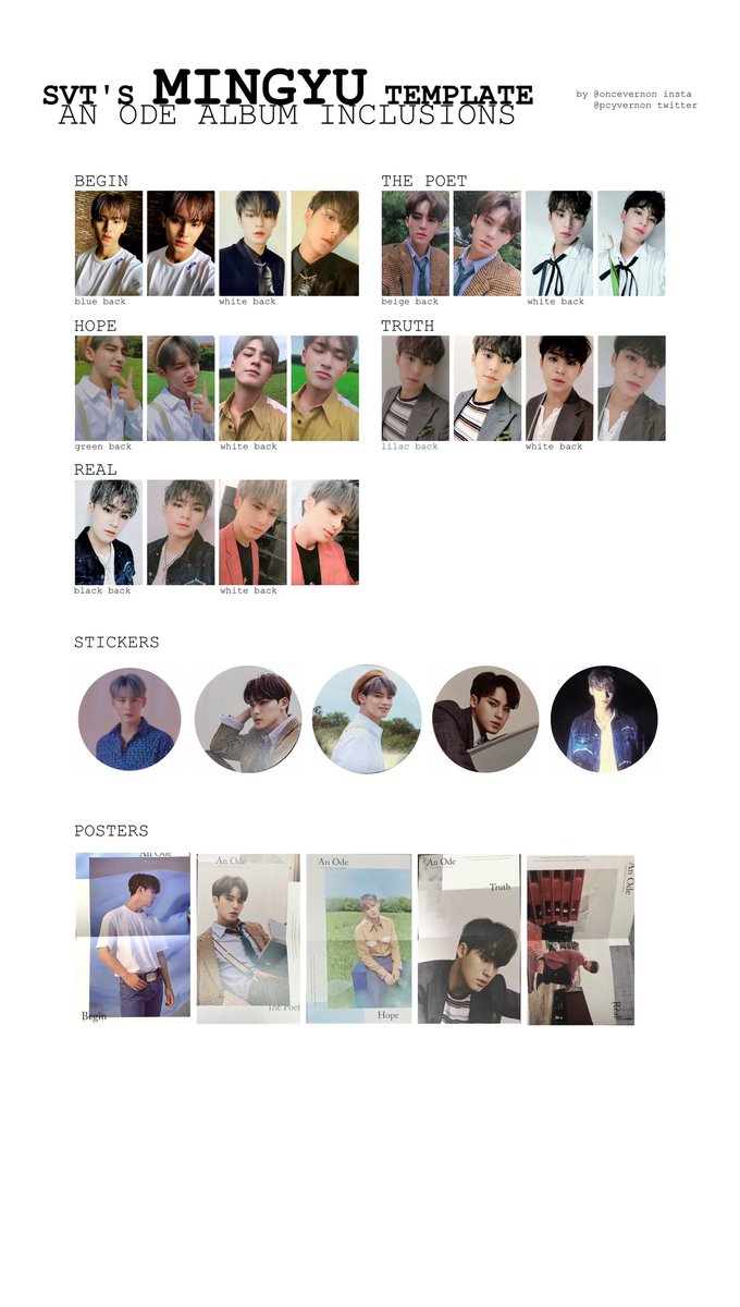 finally got the member wishlists for an ode finished! all other members are on my google drive at  http://bit.ly/oncevernon  !!! happy collecting!!!