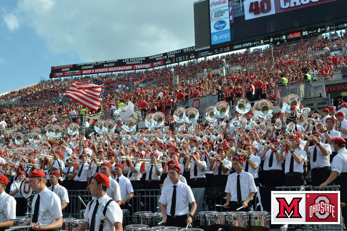 OhioStAthletics's tweet photo. Dear Buckeye Nation,

You looked great in #TheShoe today‼️ ❤️

https://t.co/He7w8az9Zo | #GoBucks https://t.co/myg5NF5KZw
