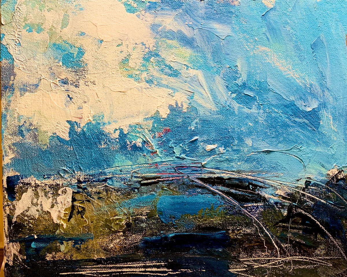 Autumn has arrived on the ashdown #Ashdown #contemporary  #oilpaint #artoftheday #landscape #picture #artXoliector #gallery