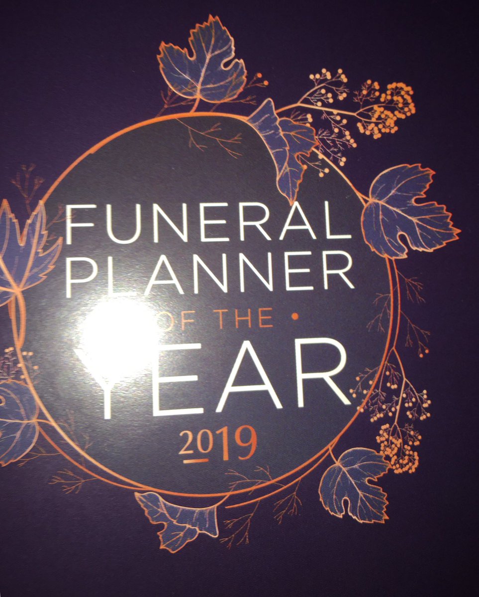 A great night with independent funeral directors at the Funeral Planner Awards - these people provide an essential service with heart &amp; integrity - and I’m honoured to salute them.