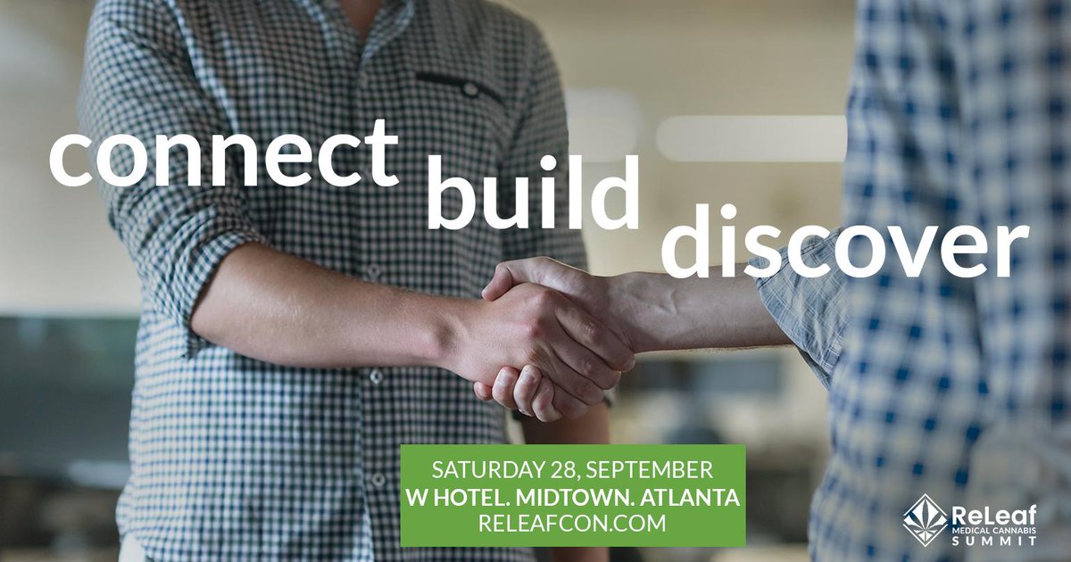 ReleafSummit's tweet photo. https://t.co/3zKzOFkZjb
Grow your network and make connections with leaders in the cannabis field at the ReLeaf Medical Cannabis Summit. Do not miss this unique opportunity. Get your tickets now at https://t.co/1iu3gfCfRt!
#releafsummit #atlanta #cannabis #networking https://t.co/qiQLKGNZjX