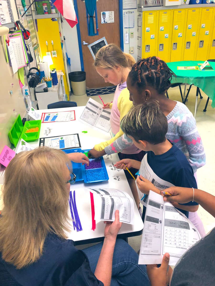 Mrs_Dever's tweet photo. Collaboration &amp; teamwork with our Fiction Escape Room! (You know it’s a good day when they don’t want to stop reading!) 📖😊@Donald_ES #LewisvilleISD https://t.co/7qfoZNDmoL