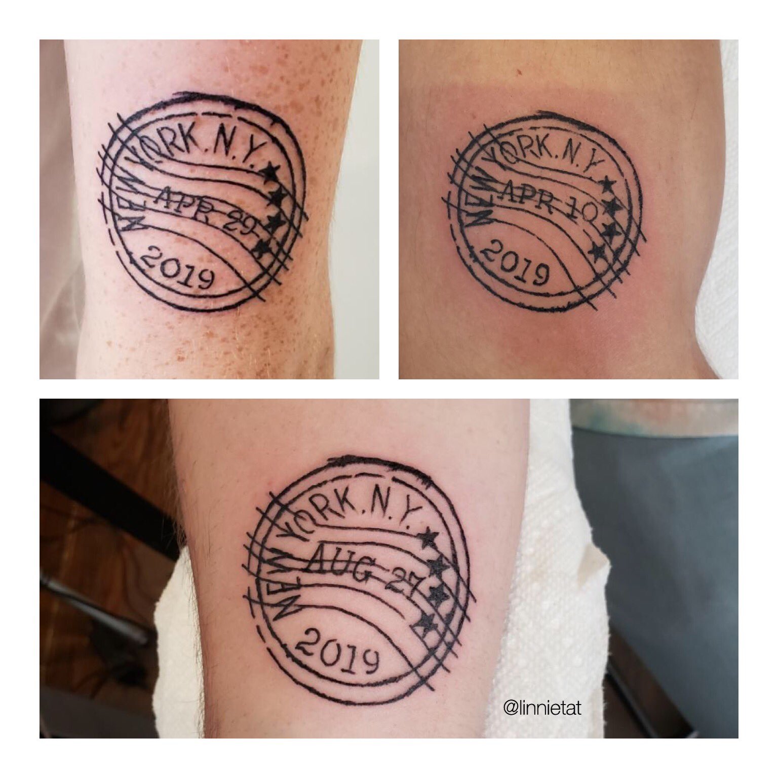 20 Postage Stamp Tattoo Designs For Men  Traveler Ink Ideas
