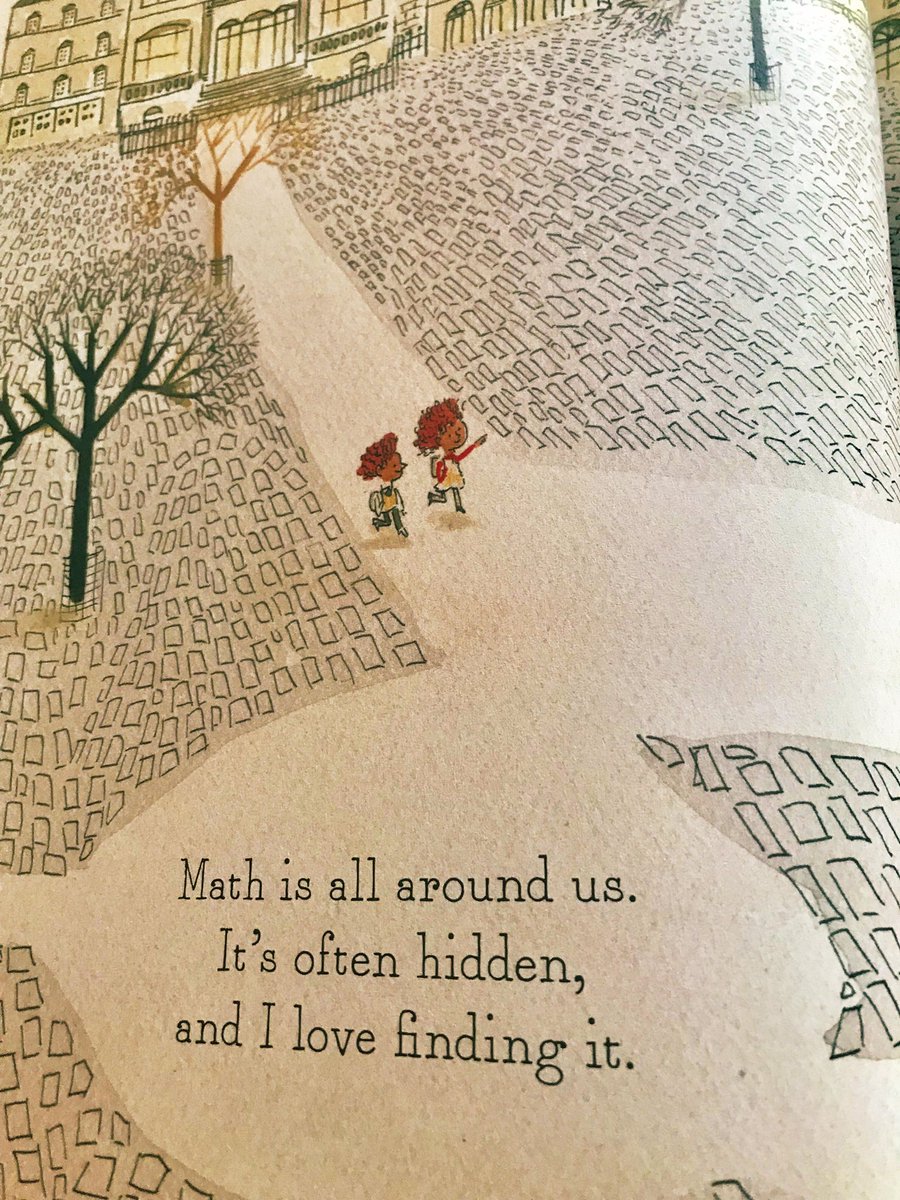 Kinder_106's tweet image. Bought this lovely book today at @chaptersindigo to support learners with developing an appreciation for Math and to help them notice the Math that is all around them!