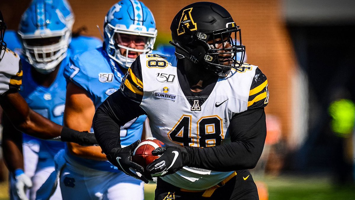 Do you remember the 21st night of September?! 🏈

<a href="/AppState_FB/">App State Football</a> stands strong and defeats North Carolina, 34-31!

#MakeAnImpact #RiseAbove
#SunBeltFB #CFB150