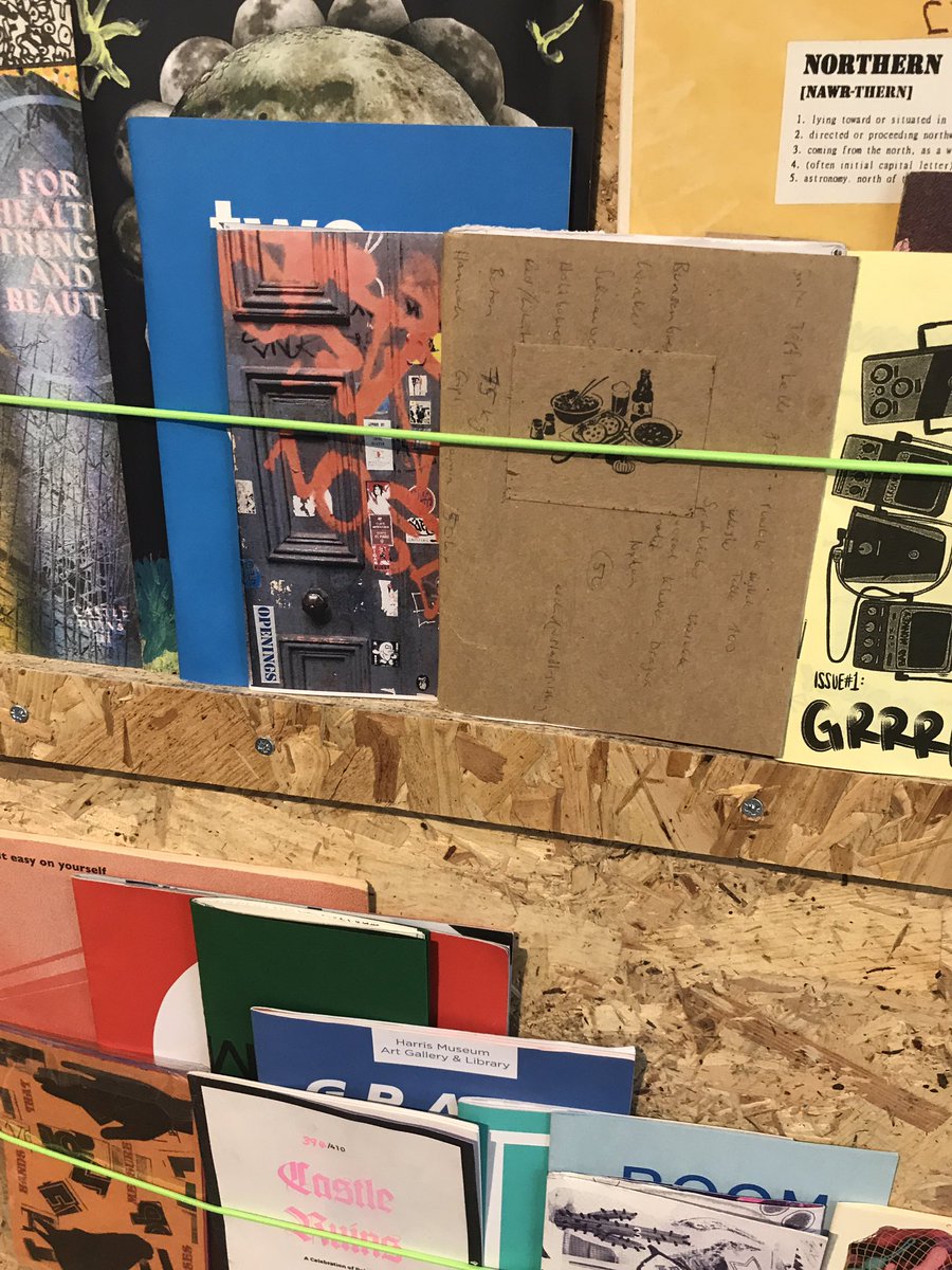 Also cool to get creative with the Hannah and her Zine Machine. Be brill to see this as a regular thing encouraging people into DIY publishing. Check it out again tomorrow in the centre #zines #diypublishing #burnleyopenings