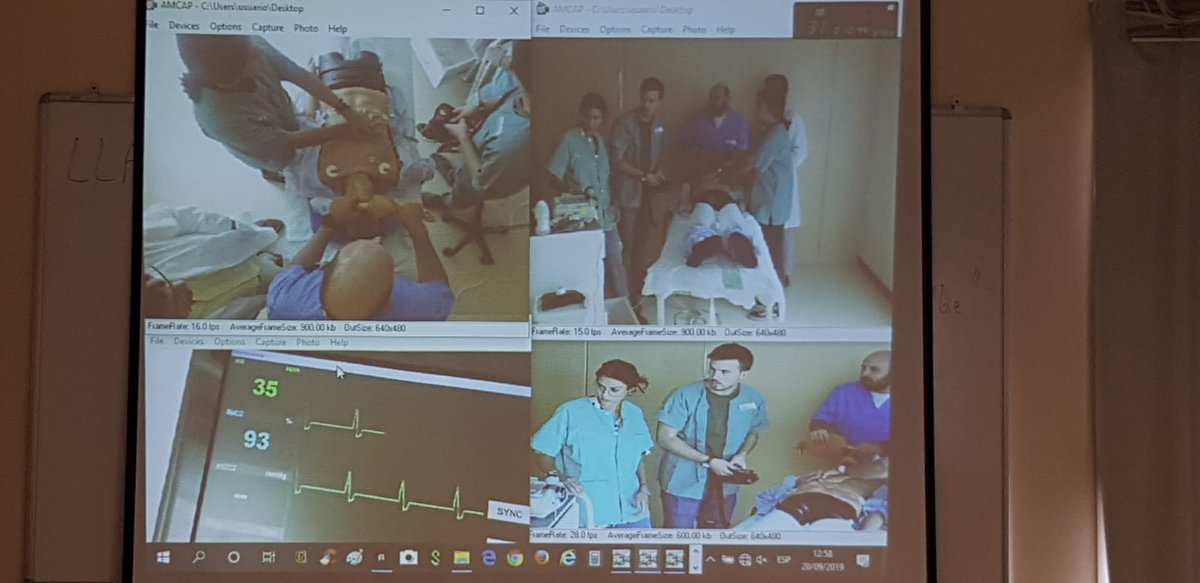 fabimdmf's tweet photo. #HcSimWeek19 RCP-Manejo de VA- Paciente Crítico-Llamada de Emergencia. #simulaciónclínica con Rs de Familia de #Navalmoral y #Plasencia. ¡GRACIAS! por permitirme Conversaciones Efectivas y explorar esas expectativas y sentimientos @SimulacionUFV #DocenciaMédica #DocenciaEnfermera https://t.co/h0U28sWYGs