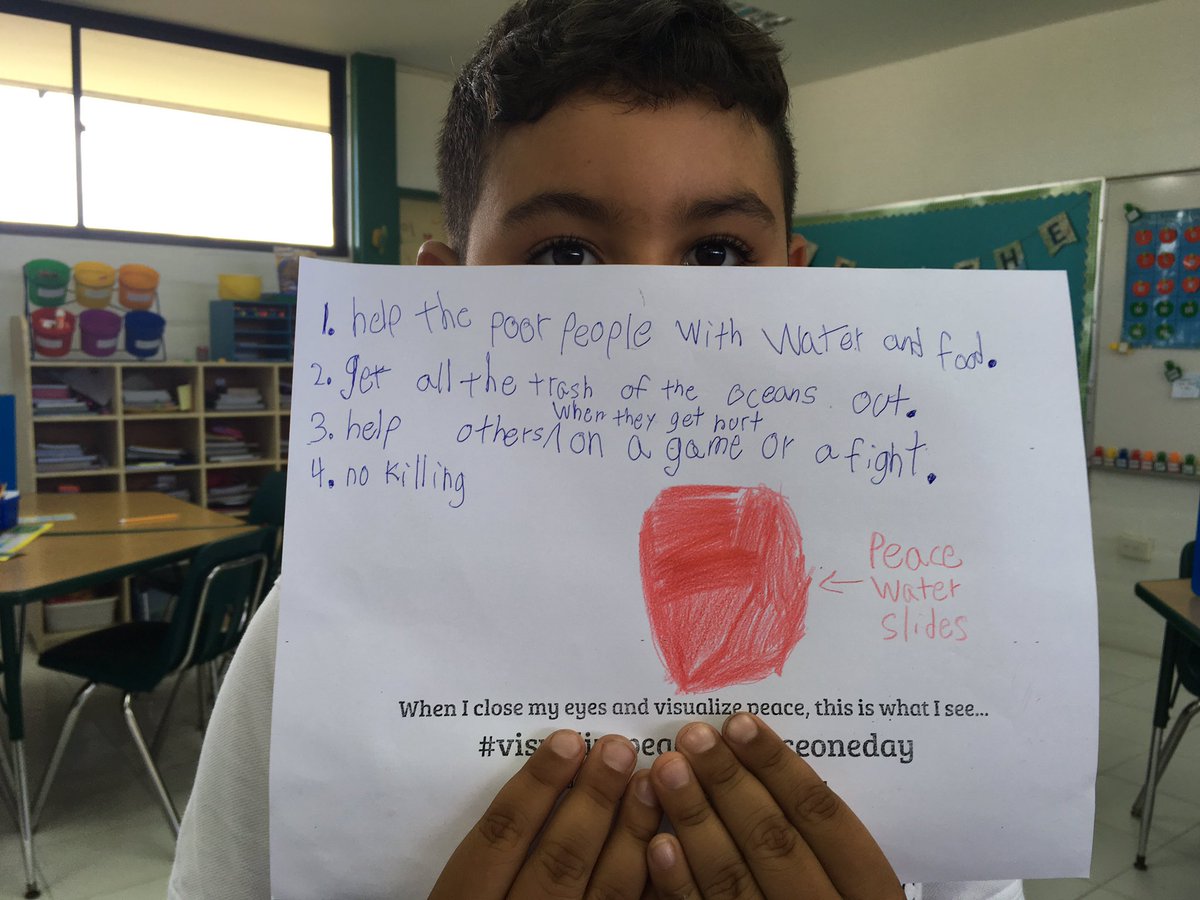 Geckos4thgrade's tweet photo. CIPLC students celebrated #PeaceDay on September 19 and #visualizepeace #ciplcgeckos https://t.co/bKVTaTT5Se