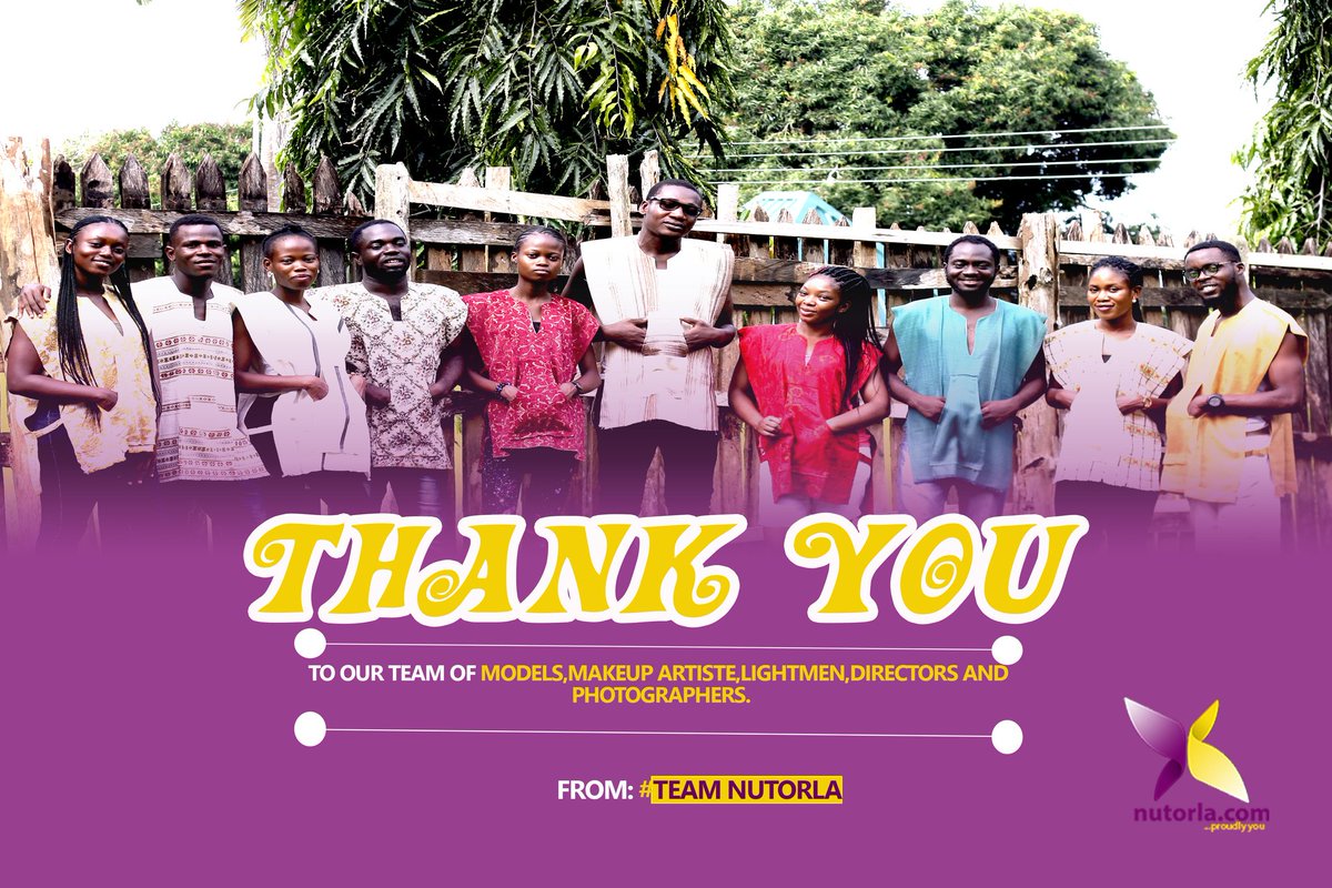 nutorla's tweet photo. Thanks for gracing today's photoshoot...we are grateful..from (Left to Right):Mawuenyo(Model),Courage(Model),Demilola(Producer), Obed(Model),Okpeyimi(Makeup Artiste),David(Photoshoot Director),Ami(Asst.Producer),Okpe(photographer),Regina(Model) and Steven(Model) #TeamNutorla https://t.co/Rf5mmFe1YN
