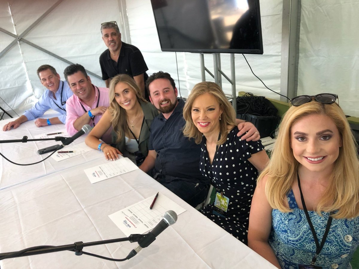 TinaRedwine's tweet photo. Tough day at work judging the Bartender Showdown at Greenwich WINE + FOOD with some friends old + new  @TedKoppyNBC , @tvmattscott , @TheSuzieHunter, @erikofgang @Taylor_Kinzler 

Special props to Moderator @robertAbooey from #HowardSternShow #gwff https://t.co/u9U3QKlmfk