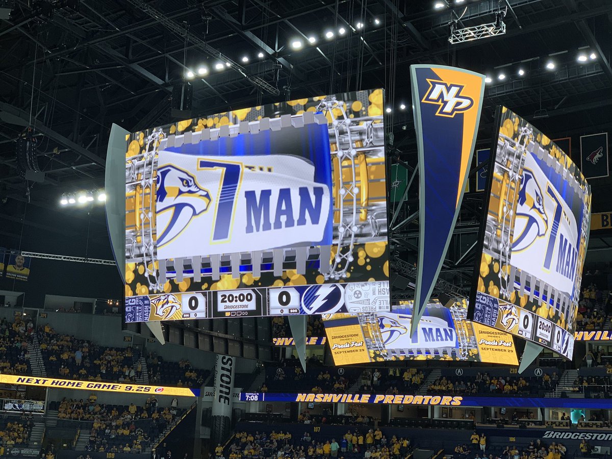 acbwidrig's tweet image. Live and in Smashville with Fangvision. @PredsNHL #gopreds #predshockey #hockeynightinsmashville #noisefortheboys