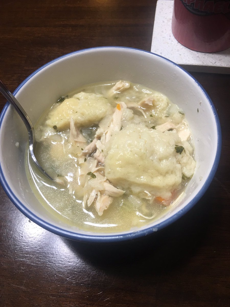 Recently decided to get into cooking. Everything I read said  @kenjilopezalt The Food Lab is the new cookbook bible. Last week made his Mac and cheese(best I’ve ever had), and tonight made his chicken and dumplings. Everything from scratch. Delicious.
