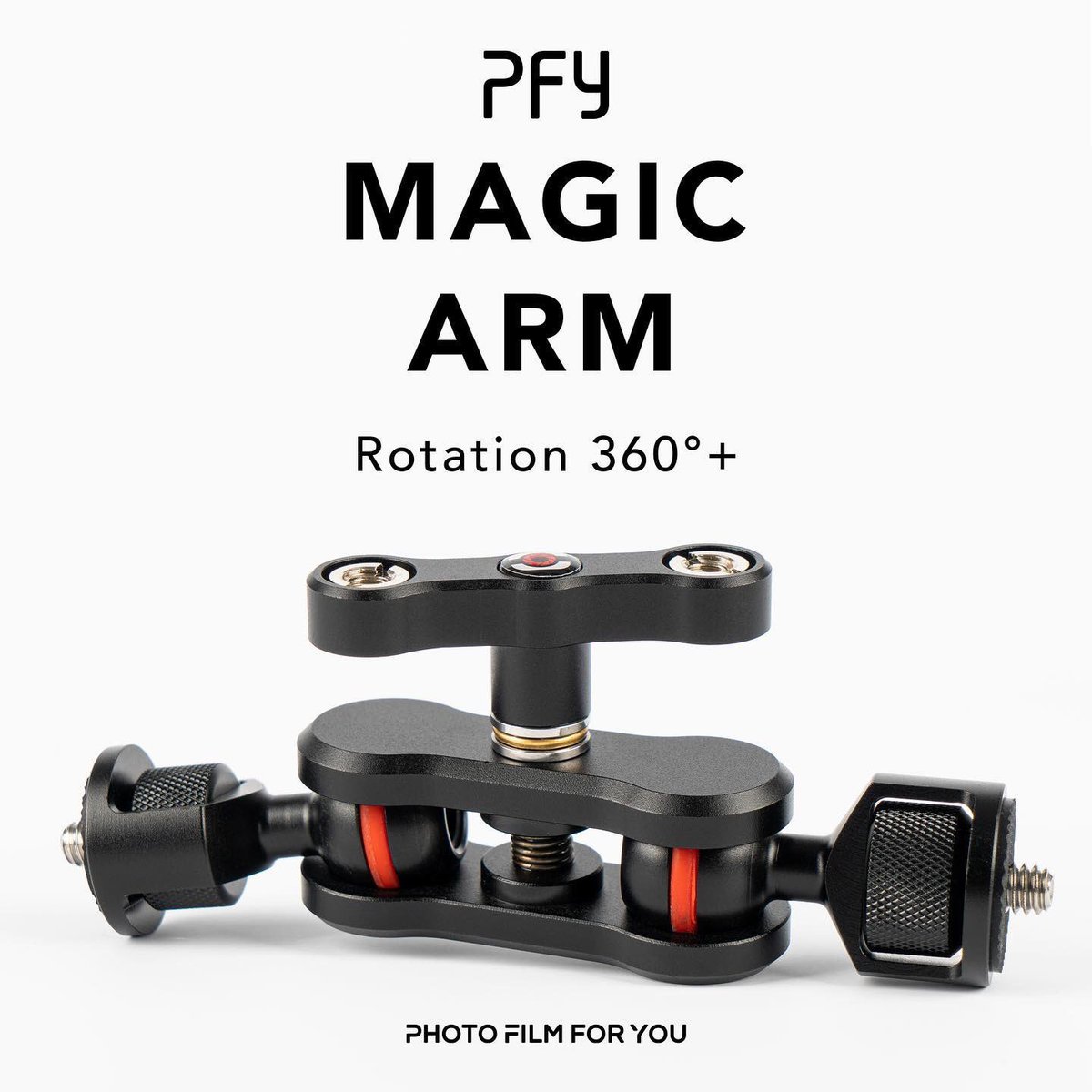 pfy_tech's tweet image. PFY MAGIC ARM 360 now available!
For all kinds of external equipment! Ultra flexible and versatile!

 #pfytech #pilotflygermany #maverick #gimbaloperator #camerastabilizer #filmmaking  #photography #filmaker #video #videographer #newproduct #magic #equipment