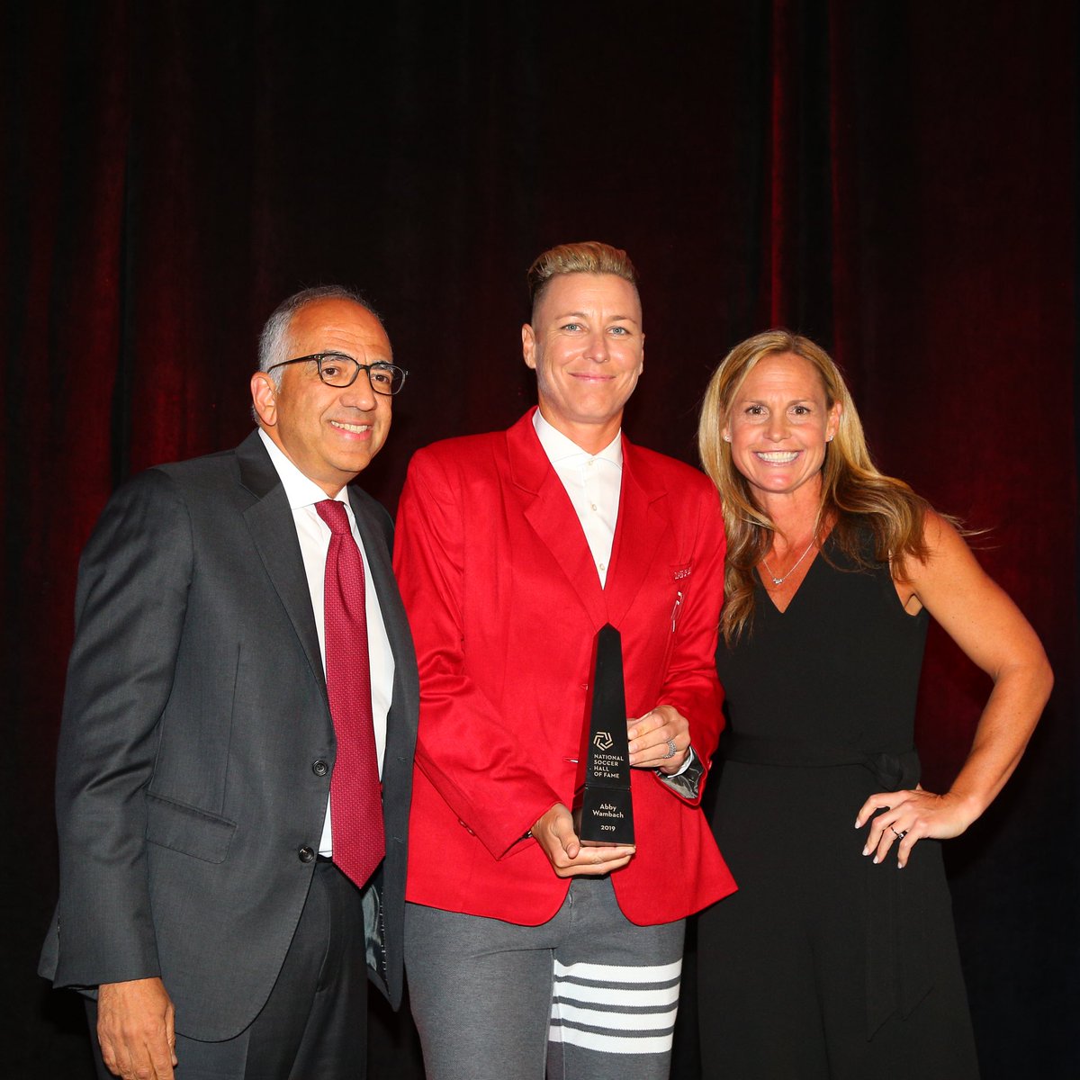 USWNT's tweet photo. Abby Wambach: Hall of Famer ‘19 https://t.co/iAQvHxJtvw