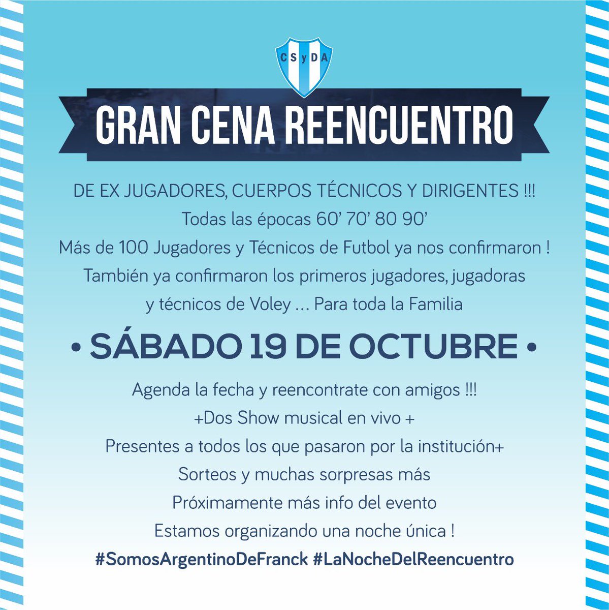 No te la podes perder. Ya nos confirmaron más 200 personas !!!! Jugadores de otras provincias no se la quieren perder !!! San Juan ! Cordoba ! Entre Ríos !
