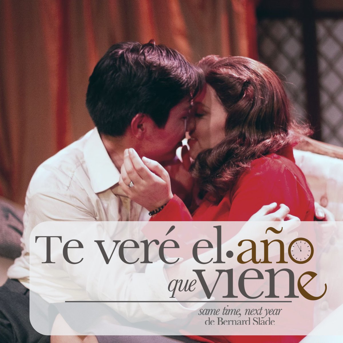 TeVereTeatro's tweet photo. -Te vi con el labial un poco corrido y tu media rota y pensé “se ve hermosa”-
Una noche basta para conocer al amor de tu vida.
#Tevereelañoqueviene #Amor #Amantes #Comedia #Diversión #Teatro #Sametimenextyear #BernardSlade https://t.co/KT0OGxoMlf
