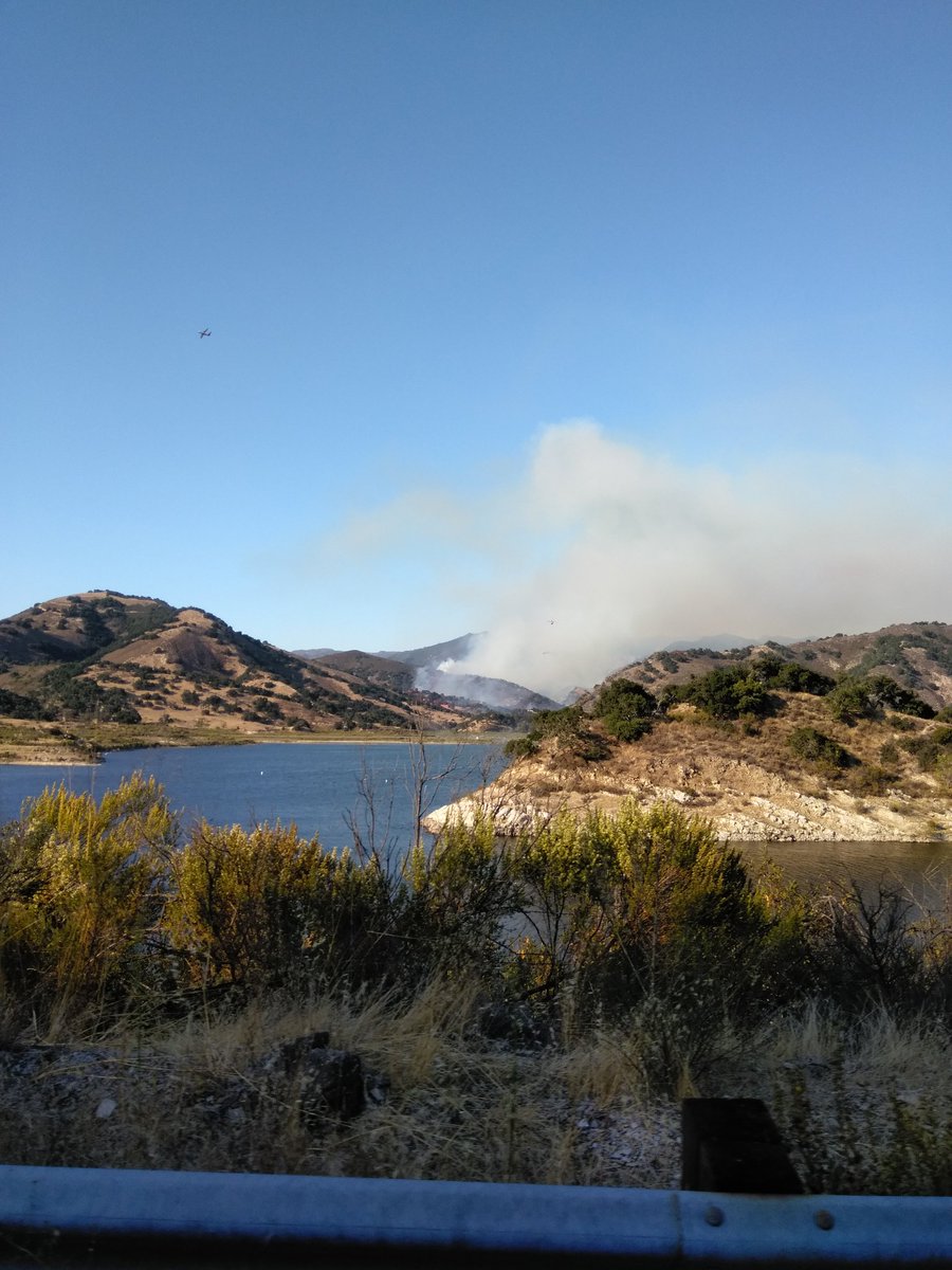 BradGentzel's tweet image. #Beonksby #LopezFire 
Lopez lake camp grounds in Arroyo Grande Ca. The edge of the Los Padres national Forest.