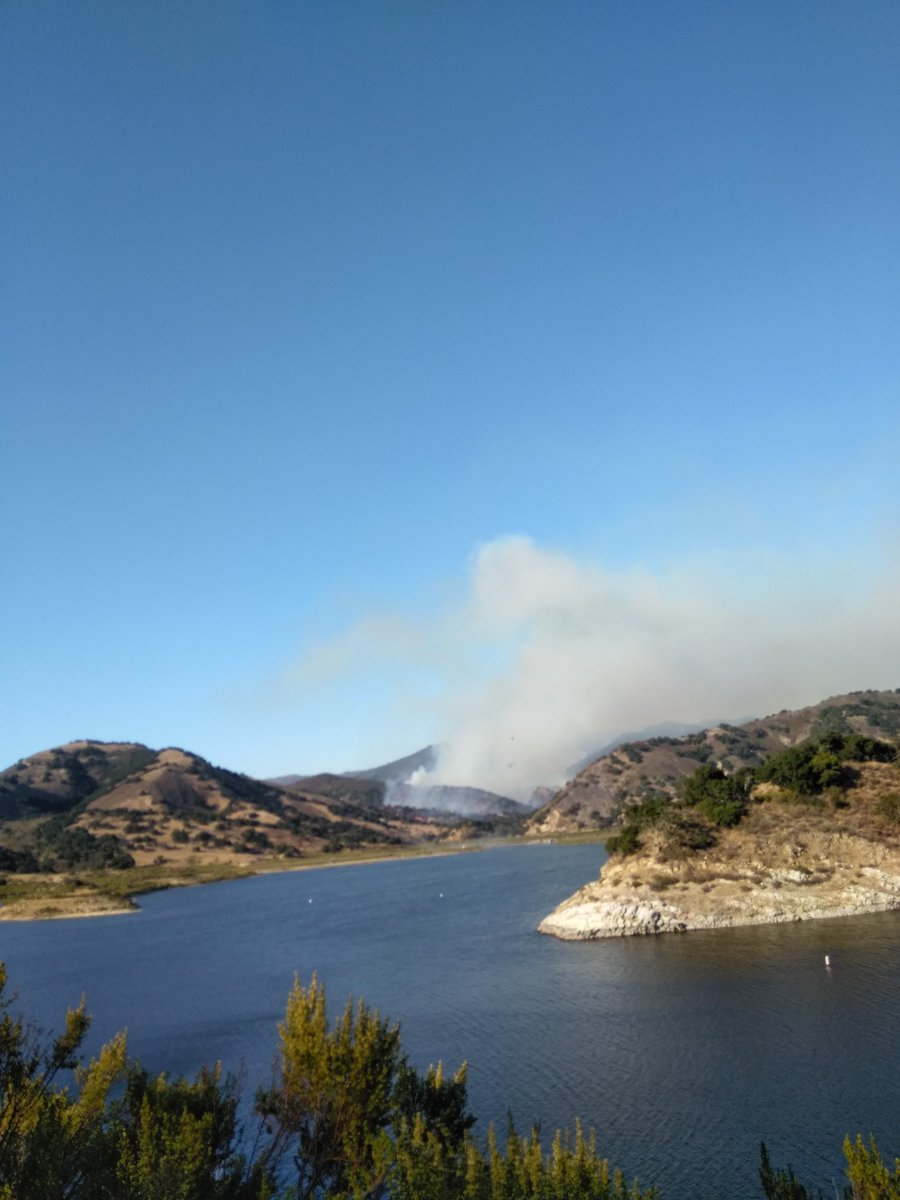BradGentzel's tweet image. #Beonksby #LopezFire 
Lopez lake camp grounds in Arroyo Grande Ca. The edge of the Los Padres national Forest.