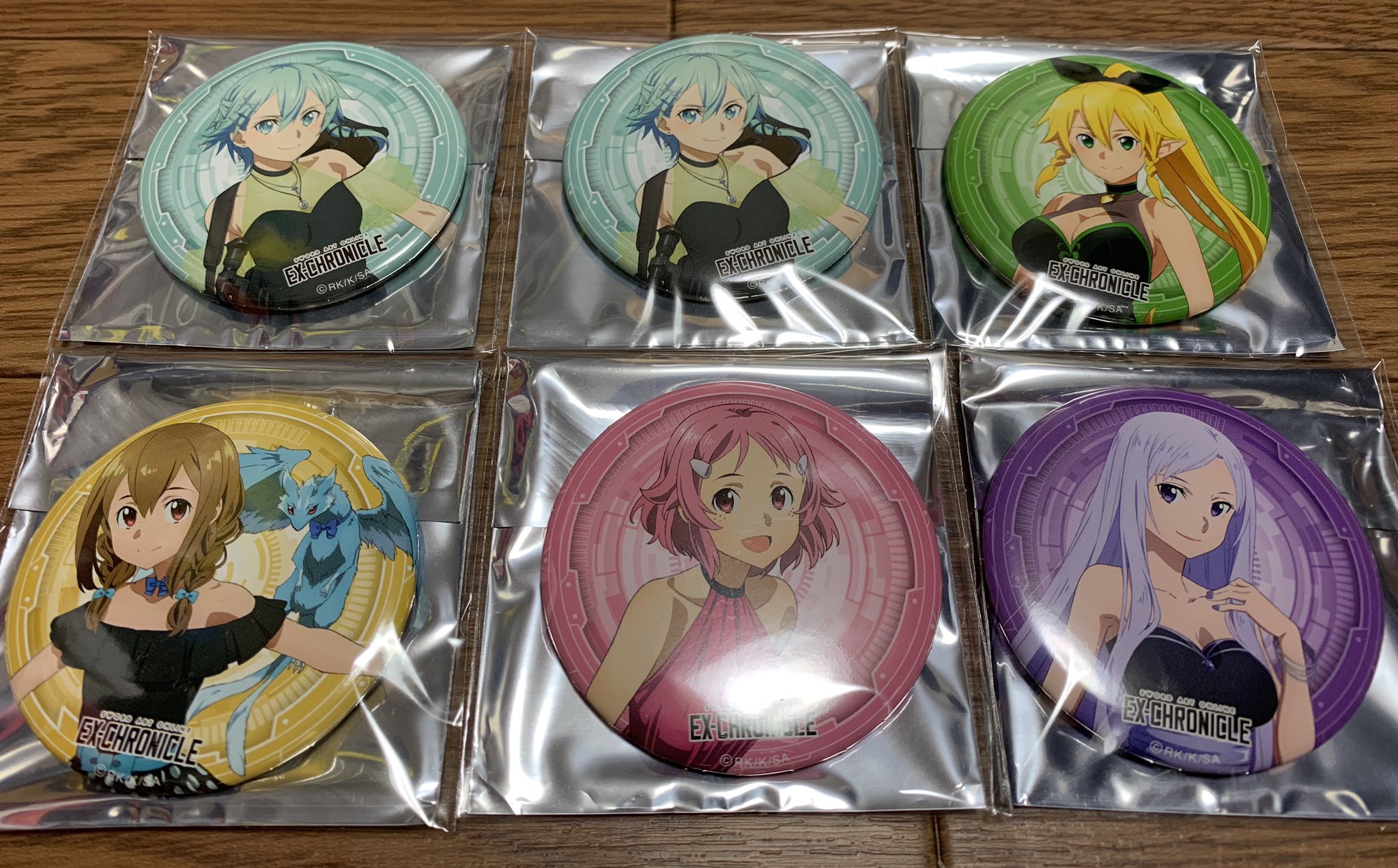 ソードアート・オンライン ユージオ 缶バッジ ソードアート・オンライン –エクスクロニクル– Online Edition